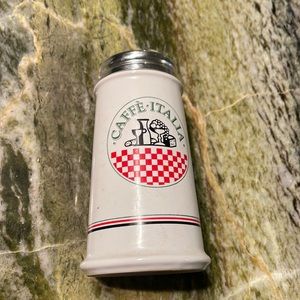 Cafe Italia glass grated cheese-spice jar